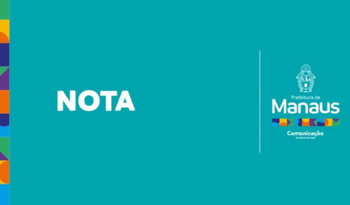 NOTA PREFEITURA MANAUS