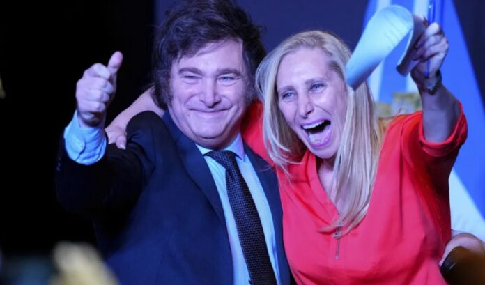 JAVIER MILEI E IRMA
