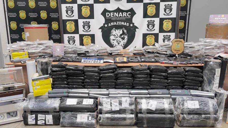 Polícia Civil do Amazonas apreende mais de 200 kg de drogas avaliadas em R$ 6,1 milhões