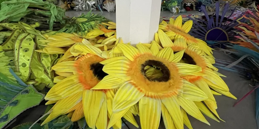 Projeto Sustenta Carnaval transforma resíduos de fantasias da Sapucaí em novas peças