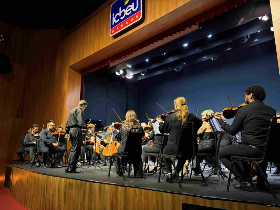 Amazonas Filarmônica encanta público em primeira apresentação no Teatro ICBEU
