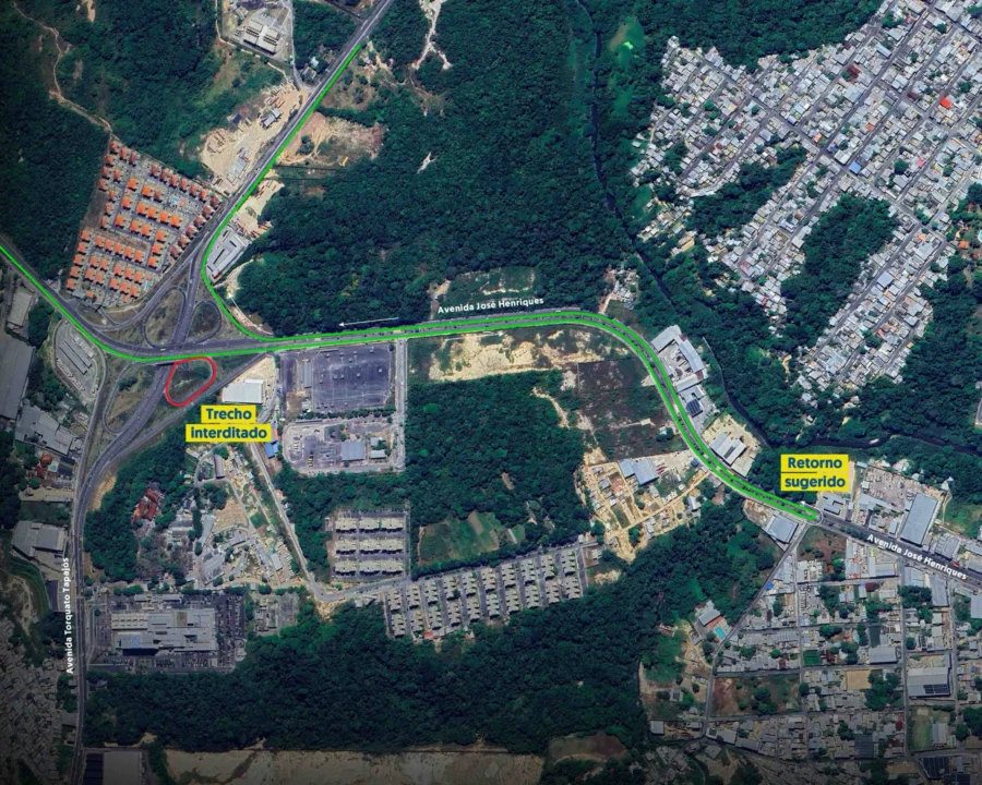 Manutenção no Rapidão Rodoanel Metropolitano de Manaus: interdições neste fim de semana