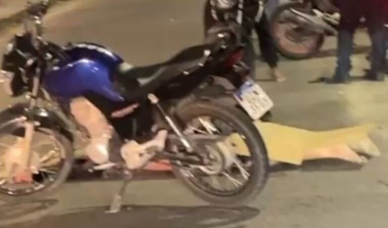 Motociclista morre após perder controle e bater em mureta na Nova Cidade em Manaus