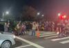 Colisão envolvendo três veículos provoca congestionamento na Avenida das Torres em Manaus