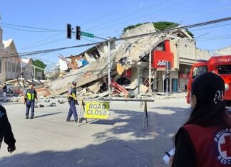 Terremoto de magnitude 7,8 destrói prédios e deixa mortos nas Filipinas