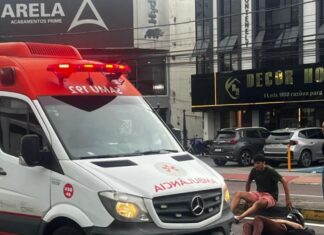 Acidente na Djalma Batista provoca lentidão e deixa duas pessoas feridas em Manaus