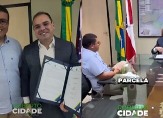 Governador Roberto Cidade e prefeito Radinho firmam convênio de R$ 12 milhões para pavimentação em Barcelos