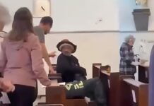 Vídeo! Homem é flagrado se masturbando durante missa