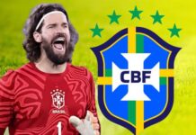 Presidente da CBF veta uniforme vermelho para goleiros do Brasil