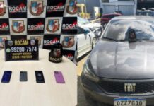 Suspeitos de assalto são detidos pela PM em Manaus após alerta recebido pela Rocam