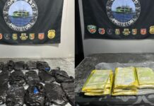 Sheriff localiza cargas de haxixe e cocaína e leva à prisão de três suspeitos no Amazonas