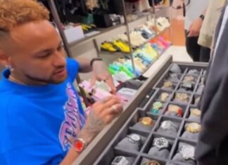 Neymar leva acessórios de luxo avaliados em R$ 21 milhões para a Copa de 2026