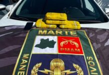 Suspeito tenta escapar da PM, mas acaba preso com 4 quilos de droga em Manaus