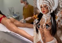 Cunhã-poranga do Garantido, Isabelle Nogueira chama atenção nas redes na reta final para o festival