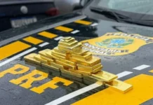 PRF apreende barras de ouro avaliadas em R$ 10 milhões em veículo na BR-174