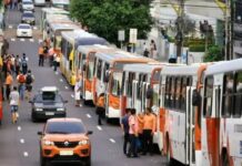 Ônibus voltam a circular após justiça limitar greve em Manaus