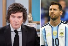 Após fala de Messi sobre dificuldade econômica vivida pelos argentinos, Milei responde