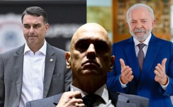 Alexandre de Moraes dá 10 dias para PF ouvir Flávio Bolsonaro por post contra Lula