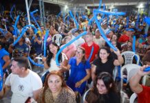 Roberto Cidade defende renovação política em evento de lançamento das pré-candidaturas de Carlinhos e Saimon Bessa