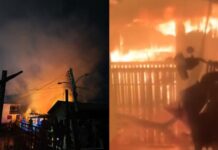 Incêndio destrói residência e deixa idosa morta e homem gravemente ferido no Careiro da Várzea