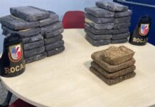 Polícia apreende 33 tabletes de maconha durante operação da ROCAM no Tarumã