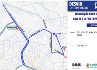 IMMU anuncia desvios para linhas de ônibus durante interdições nas avenidas Brasil e Coronel Teixeira