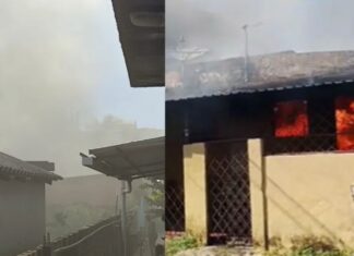 Homem é preso após incendiar casas e tentar manter morador preso durante discussão em Manaus