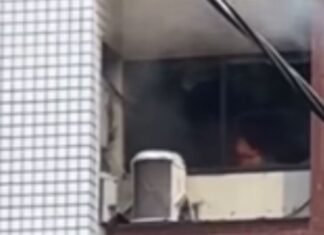 Moradores são atendidos após incêndio em apartamento no Conjunto Vieiralves em Manaus