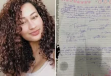 Moça sequestr@da pelo ex foi encontrada com mordaça e carta sobre tortur@