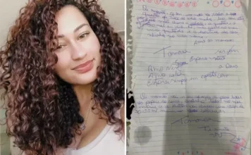 Moça sequestr@da pelo ex foi encontrada com mordaça e carta sobre tortur@
