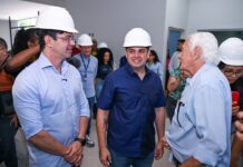 Roberto Cidade vistoria obras de revitalização do SPA Eliameme Rodrigues Mady e do Hospital Tropical