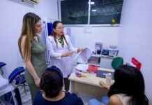 Primeira-dama Thaisa Cidade visita Policlínica Gerontológica da FUnATI e destaca atenção à pessoa idosa