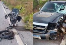Cabeleireiro e companheira morrem em grave acidente na BR-174