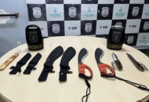 Suspeito é contido pela Guarda Municipal após ataque com armas brancas