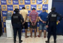 Três suspeitos de matar casal em Manaus são capturados na fronteira com a Guiana