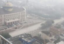 Manaus amanhece coberta por fumaça e qualidade do ar entra em alerta