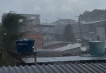 Chuva atinge diferentes bairros após dias de calor intenso e temperatura de 39°C em Manaus