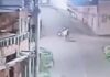 Acidente entre moto e veículo deixa mototaxista e passageira feridos em Tefé no AM