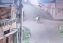 Acidente entre moto e veículo deixa mototaxista e passageira feridos em Tefé no AM