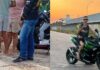 Acidente de moto deixa duas pessoas gravemente feridas na Zona Norte de Manaus