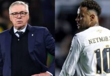 Ancelotti confirma que Neymar não está nos planos da seleção brasileira