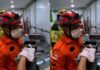 Bombeiros desmontam amaciador de carne para retirar dedo de trabalhador em Manaus