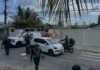Criança é atropelada com responsável em frente a escola de Manaus