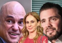 ‘Gostando muito do jatinho’ dispara mulher de Alexandre de Moraes a Vorcaro