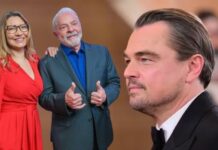 Leonardo DiCaprio chega ao Planalto para encontro com Lula e Janja