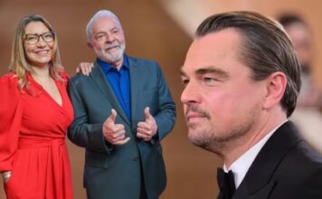 Leonardo DiCaprio chega ao Planalto para encontro com Lula e Janja