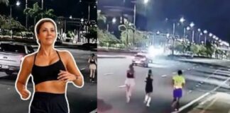 Maratonista de 38 anos é atingida por caminhonete enquanto corria em rodovia e não resiste