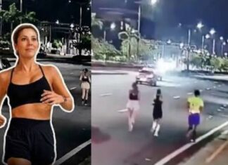 Maratonista de 38 anos é atingida por caminhonete enquanto corria em rodovia e não resiste