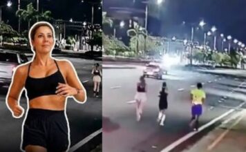 Maratonista de 38 anos é atingida por caminhonete enquanto corria em rodovia e não resiste