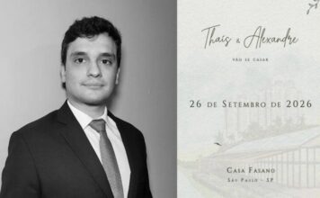 Filho de Moraes marca casamento para o fim do mês em espaço de luxo em SP